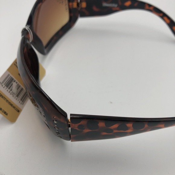 Womens Sunglasses Rhinestones Identity New With‎ Tags Designed In Italy Tortoise main image 9